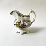 Vintage Transferware Small Ceramic Pitcher