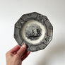 Vintage Black Transferware Corrella Bowl/Plate Made in England
