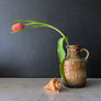 Mid-Century Ceramic Single Handle Vase Made in West Germany