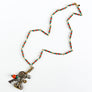 PATCH NYC Treasure Necklace: Charm Cluster with Vintage Watch Fob Seal Stamp