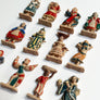 Vintage Hand-Painted Small Figurines of the World (Set of 12)