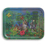 Nathalie Lete Deer & Rabbit Friends in the Prairie Medium Rectangle Tray