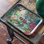 Nathalie Lete Enchanted Green Forest Small Rectangle Tray
