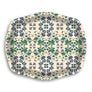 PATCH NYC Blue Poppies Platter Tray