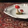 Astier de Villatte Ribbed Border Babylone Platter