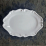 Astier de Villatte Ribbed Border Babylone Platter