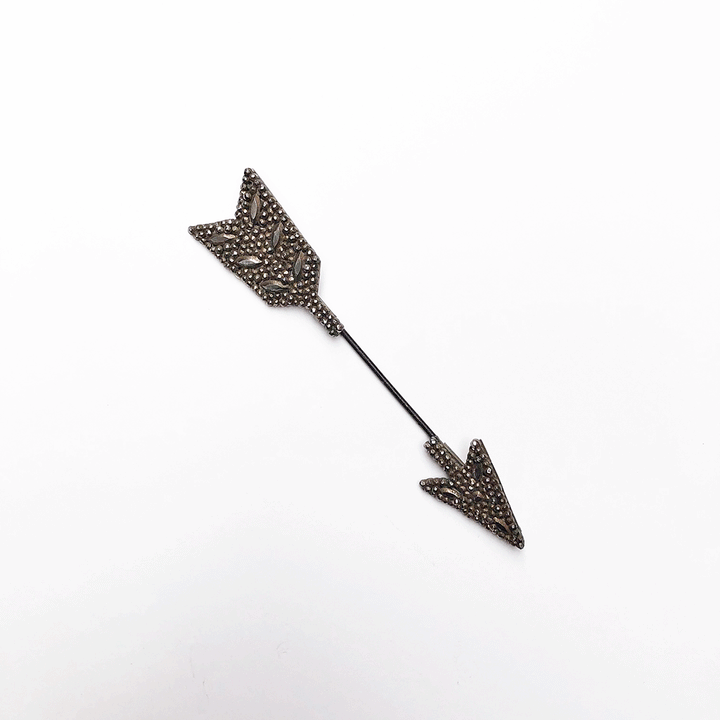 Vintage Cut Steel Arrow Pin