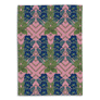 PATCH NYC Blue Trumpet Flower Linen Tea Towel