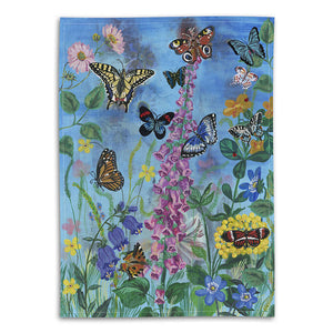 Nathalie Lete Butterflies (Les Papillons) Linen Tea Towel
