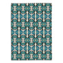 PATCH NYC Blue Butterfly Linen Tea Towel
