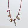 Collage Necklace: Rose Pink
