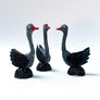 Vintage by Crystal Black Swan Object