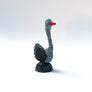 Vintage by Crystal Black Swan Object