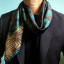 PATCH NYC Blue Butterfly Silk Scarf