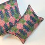 PATCH NYC Blue Trumpet Flower Decorative Pillows