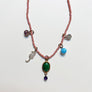 Collage Necklace: Rose Pink