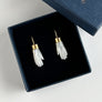 Mother of Pearl Hand Earrings