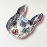 Nathalie Lete Bunny Rabbit Ceramic Dish Large