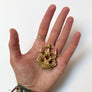 PATCH NYC Candelabra Solid Brass Incense Burner