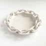 Chain Link Bowl White