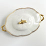 Vintage Bernaudaud for Higgins & Seiter Covered Ceramic Serving Bowl Made in France