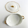 Vintage Bernaudaud for Higgins & Seiter Covered Ceramic Serving Bowl Made in France
