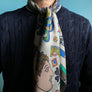 PATCH NYC Daydream with Dragons Silk Scarf