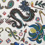 PATCH NYC Daydream with Dragons Silk Scarf