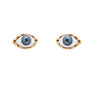 Vintage Glass Eye Stud Earrings