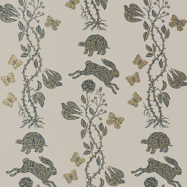 Fable (French Gray) Wallpaper