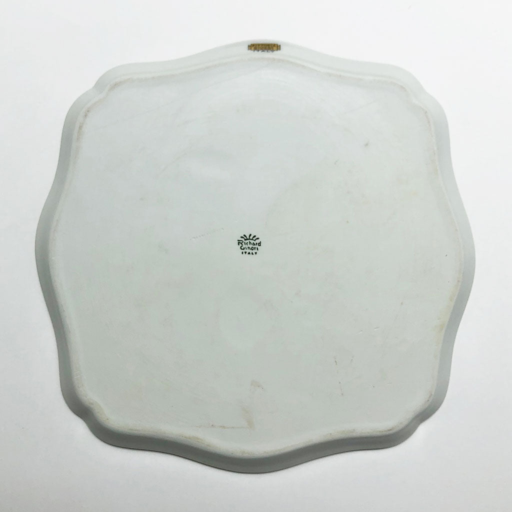 THE Vecchio Ginori `square plate´ Square White Flat Plate | Vecchio Ginori | GINORI 1735