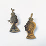King & Queen Drop Earrings