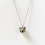 Leopard Hand-Painted Porcelain Charm Necklace