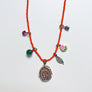 Collage Necklace: Orange