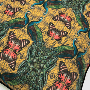 PATCH NYC Peacocks of the Calico Museum Decorative Pillows