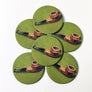 PATCH NYC Gentleman's Pipe Ephemera Coaster Set
