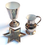Astier de Villatte Etoile Dish in Platinum