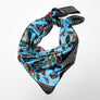 PATCH NYC Poet's Garden Blue Silk Scarf