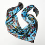 PATCH NYC Poet's Garden Blue Silk Scarf