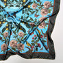 PATCH NYC Poet's Garden Blue Silk Scarf