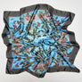 PATCH NYC Poet's Garden Blue Silk Scarf
