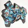 PATCH NYC Poet's Garden Blue Silk Scarf