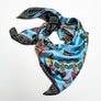 PATCH NYC Poet's Garden Blue Silk Scarf