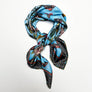 PATCH NYC Poet's Garden Blue Silk Scarf