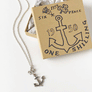 Anchor & Fob Necklace