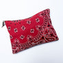 Jumbo Bandana Pouch: Classic Red