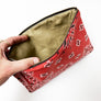 Jumbo Bandana Pouch: Classic Red