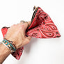 Jumbo Bandana Pouch: Classic Red
