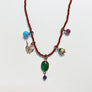 Collage Necklace: Rust
