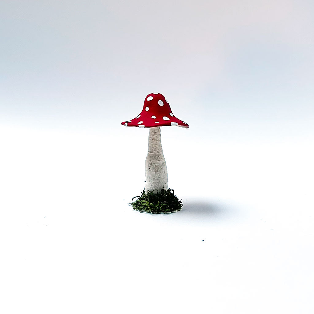 Mushroom Vintage Versatile Mountains and Forests Crystal PET